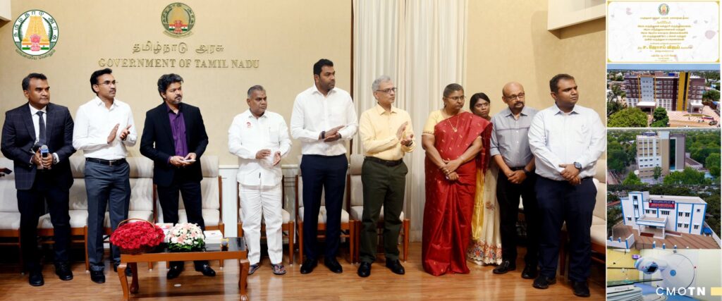 முதலமைச்சர் விஜய் - ₹113 கோடி மருத்துவக் கட்டடங்கள் திறப்பு
