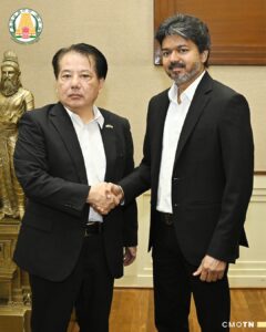 ஜப்பான் துணைத் தூதர் டகாஹாஷி முனியோ முதலமைச்சர் ச. ஜோசப் விஜயை சந்தித்துப் பேச்சு